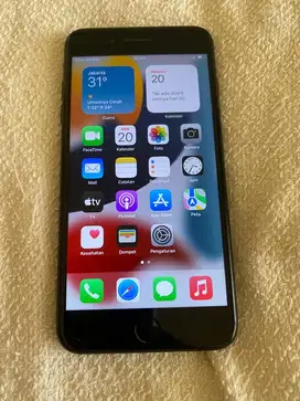 iphone 7 plus 256gb jet black unit only normal siap pakai