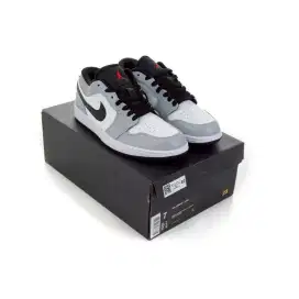 Dijual sepatu second nike air jordan 1 low light smoke grey