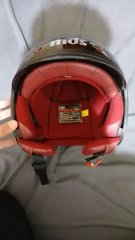 Helm mds magnum hitam mengkilap