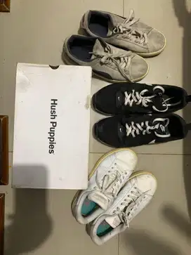 Sepatu Adidas, Nike, Puma, dan Hush Puppies