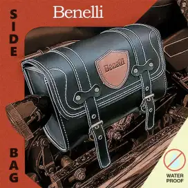 Side Bag (Logo Benelli) utk Yamaha XSR155/Motobi Evo 200/Kawasaki W175