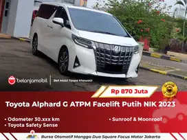 [ GARANSI 1TH ] Toyota Alphard G ATPM TSS Facelift Putih 2023/2024