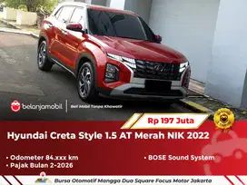 [ GARANSI 1TH ] Hyundai Creta Style 1.5 BOSE AT Merah 2022/2023