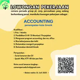 loker : accounting ~ kota gresik