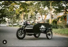 Sidecar/Sespan untuk jualan menggunakan motor