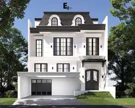 DIJUAL RUMAH PAKUWON INDAH AMERICAN CLASSIC MODERN BARU GRES 3.5 LT