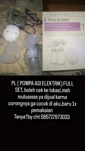 Preloved  pompa asi Elektrik ex kado