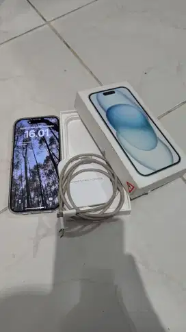 iPhone 15 128gb iBox BH 85% Garansi On.. NEGO
