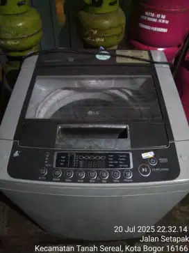Mesin cuci 1tabung merek LG TURBO DRUM