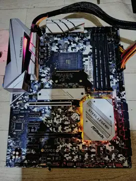 Mobo Asrock B450 Steel Legend