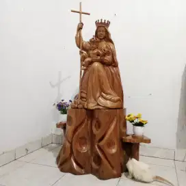 Ukiran akar kayu jati tua