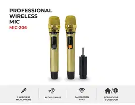 MIC-206 Duet Microphone Wireless UHF