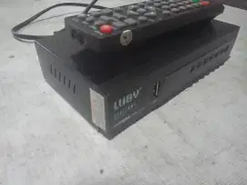 STB luby multimedia USB HDMI udah 47 Chanel siap pakai perlengkapan