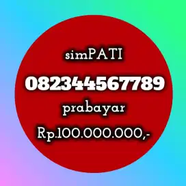 NOMOR CANTIK KOLEKSI SIMPATI 44567789
