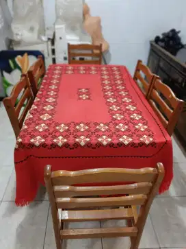 Meja mkn kayu 4 segi