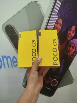 [ fast respon wa ] Poco C75 NFC 8/256 Garansi resmi 15bln