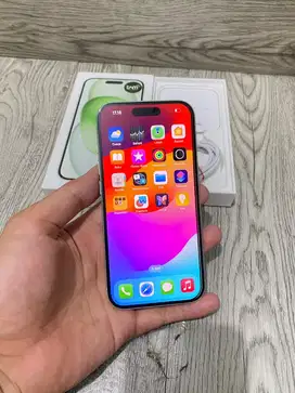 Iphone 15 Plus 128gb Green IBOX Garansi On April 2026