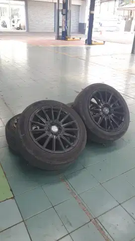 Velg R16 plus ban 185/55 - velg jazz, yaris, brio, march
