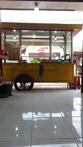Roda martabak stainlis rangka besi