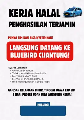 DIBUTUHKAN 50 DRIVER