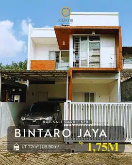Dijual rumah cantik 2 lt dlm cluster terdepan graha bintaro