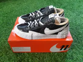 Nike Blazer Sacai Black Patent Leather Auth VNDS Rare