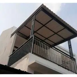 Bengkel las Lampung tralis kanopi pintu pagar gerbang tangga