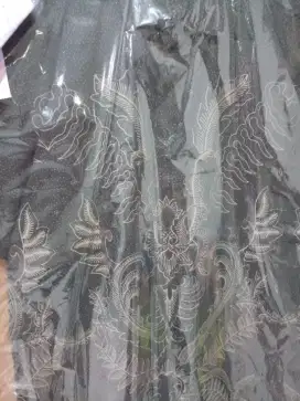Kemeja Batik Pria Premium Pendek Size L Slim Fit Motif Keren elegan
