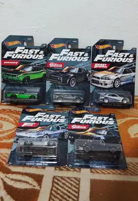 Hotwheels FF set