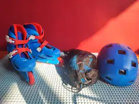Satu set Sepatu roda anak Oxelo