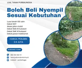 Jual beli tanah di purbalingga, murah dan nego
