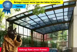 Kanopi Berkualitas Rangka Besi dan Stanless Harga Promosi
