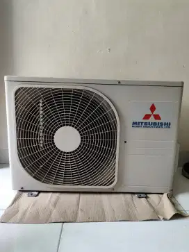 Jual AC outdoor 1pk merk Mitsubishi penggunaan sendiri