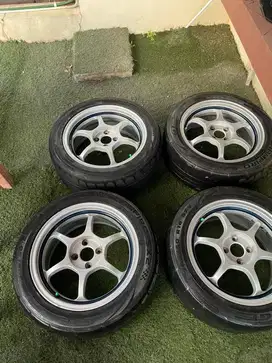 Velg Advan rg 1 R16 + Ban Champiro SX2 205/50