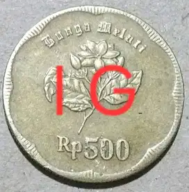 Uang Koin Rp. 500, 1992