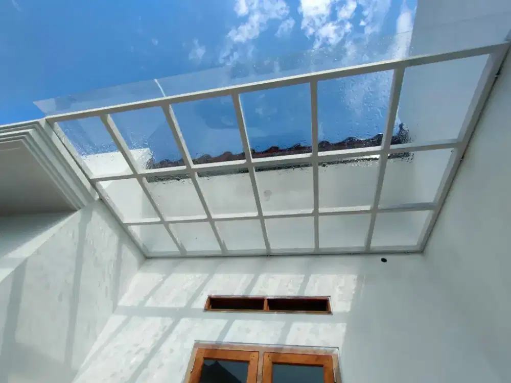 KANOPI SOLARFLAT TRANSPARAN TERMURAH LAMPUNG