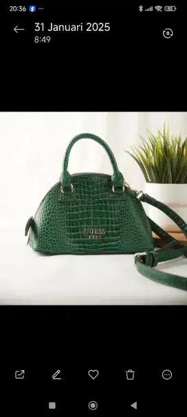 dijual tas guess tenteng slempang