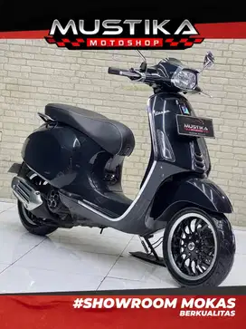 TERMURAH‼️ VESPA SPRINT 150 ABS 2022 HITAM GLOSSY MULUS NOPOL W SDA