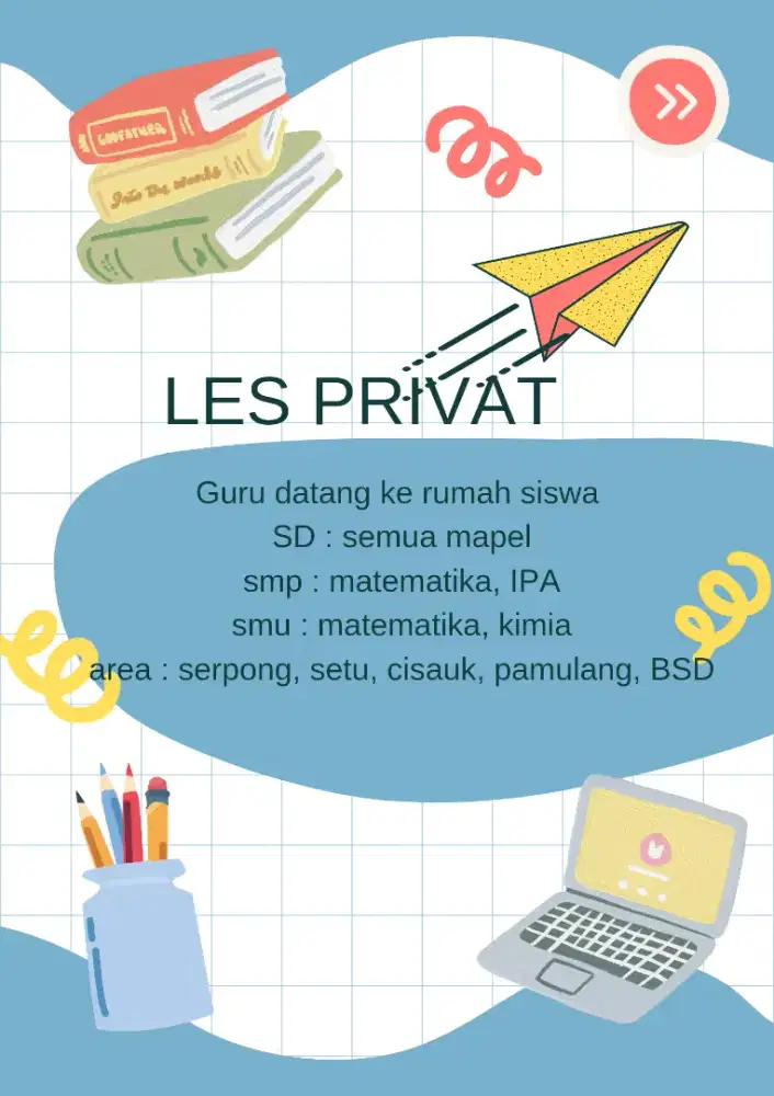 Les privat SD, SMP dan SMU