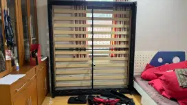 Jual Informa 180x200 cm linford dipan  tempat tidur abu-abu