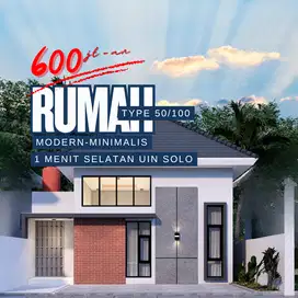 Rumah Solo Include SHM/PBG Area Strategis Dekat Pusat Kota