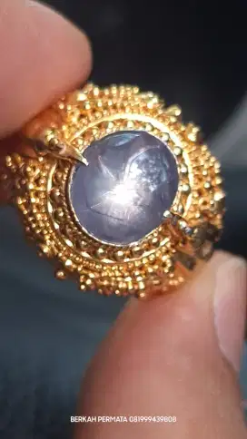 Purple sapphire srilanka / mirah kecubung ceylon