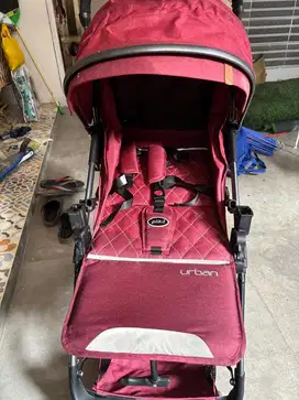 Kereta Dorong Bayi Stroller Pliko BS 580 + PK 03 B Urban Travel System