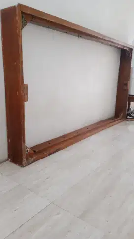dipan pendek kayu jati kwalitas bagus ukuran kasur 2m×1m