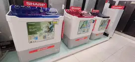 MESIN CUCI SHARP 2tabung