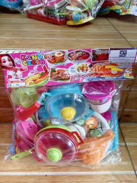 mainan anak set masak masak lengkap