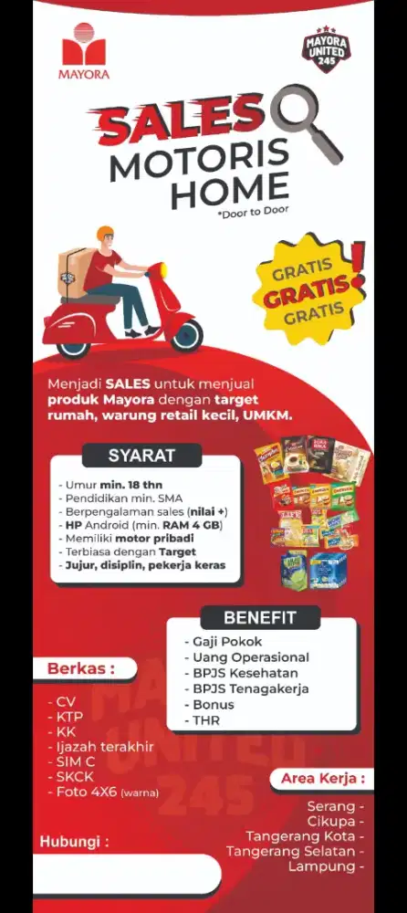 Sales Mayora United Home