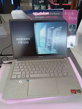 Laptop Advan Workplus Heritage Ryzen 5 7535HS RAM 8GB SSD 512GB