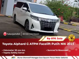 [ GARANSI 1TH ] Toyota Alphard G ATPM TSS Facelift Putih 2023/2024