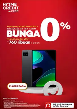 segampang itu cicilan Xiaomi pad pakai homecredit